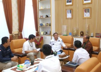 Wali Kota Pematangsiantar Wesly Silalahi, SH, MKn Terima Audiensi Kepala Kantor Perwakilan Bank Indonesia (KPw BI) Pematangsiantar Muqorobin.