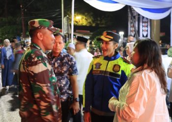 Kapolres Pematangsiantar Hadiri Pelepasan Takbir Keliling Malam Idul Fitri 1446/ 2025 M.