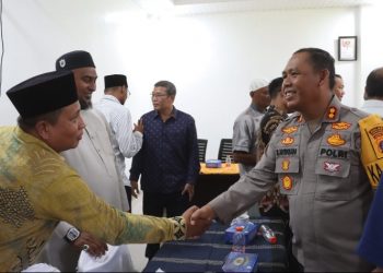 Kapolres Simalungun Hadiri Rapat Teknis Penanganan Banjir di Pasar Bawah Serbalawan.