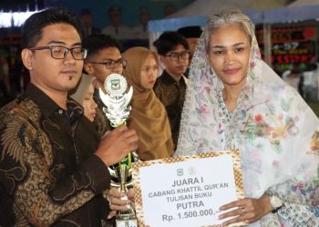 Kapolres Pematangsiantar Hadiri Penutupan MTQN Ke 57 Tingkat Kota Pematangsiantar.