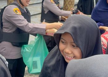 Cegah GuantibmasSrikandi Polwan Polres Pematangsiantar Patroli Dialogis.