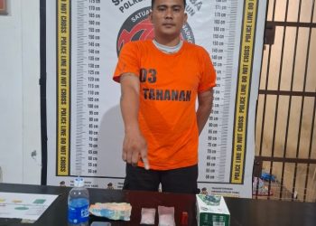 Kasat Narkoba Polres Simalungun Berhasil Bongkar Jaringan Bandar Sabu 2,92 Gram di Hatonduhan.