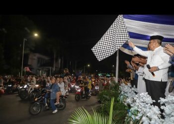 Wali Kota Pematangsiantar Wesly Silalahi, SH, MKn Lepas Pawai Takbir Keliling Malam Idul Adha 1446 H/2025 M.