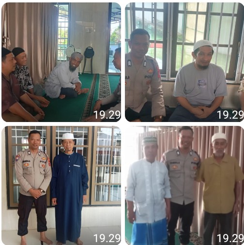 Sat Binmas Polres Pematangsiantar Sambang Kamtibmas di Mesjid Al Khoiriah.