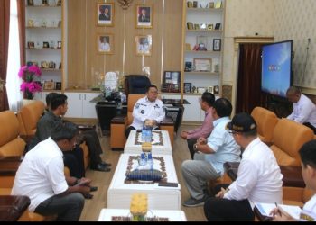 Wali Kota Pematangsiantar Wesly Silalahi, SH, MKn Terima Audiensi Panitia Parheheon Ama  HKBP Bongbongan Resort Bongbongan.