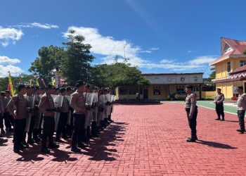 Samapta Polres Simalungun Asah Keprofesionalan Dalmas, Jaga Kedamaian Masyarakat Dengan Hati.