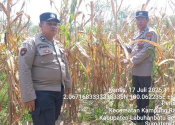 Polsek Bangun Hadir Menyatu Dengan Rakyat : Ketulusan Dalam Menjaga Ketahanan Pangan Simalungun.