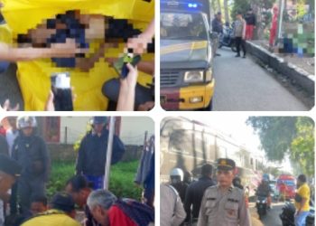 Diduga Miliki Penyakit Riwayat Jantung Polsek Sianțar Timur Cek TKP Temuan Mayat Ditrotoar.