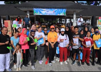 Kapolres Pematangsiantar Hadiri Car Free Day Bersama WEBS KPw Bank Indonesia Pematangsiantar.