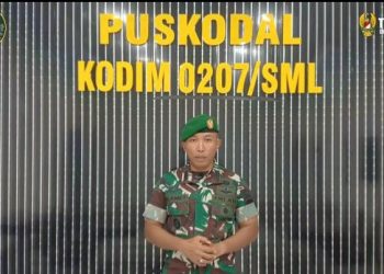 Dandim 0207/SML Letkol Inf Slamet Fadjan. M.Han.