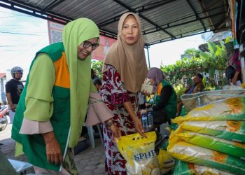 Pemko Pematangsiantar & Tim Pengendalian Inflasi Daerah (TPID) Gelar Operasi Pasar, Di Hari Pertama Digelar di Dua Tempat.