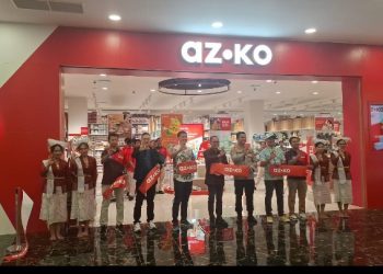 Kapolsek Siantar Timur Hadiri Pembukaan Bisnis Retail Kawan Lama Grup Azko Pematangsiantar.