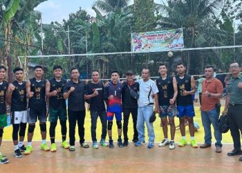 Tim Bhara Guard Binaan Sat Binmas Polres Pematangsiantar Berhasil Melaju Ke Babak Final Turnament Bola Volly NBVC CUP III di Simalungun.