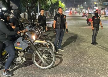 Ciptakan Situasi Aman & Kondusif, Polres Pematangsiantar Laksanakan Patroli Hingga Subuh.