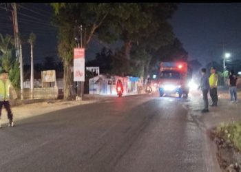 Malam Penuh Pengabdian, 35 Personil Polres Simalungun Kawal Keamanan Warga Dari Ancaman Balap Liar.