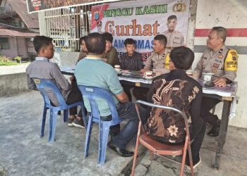 Tatap Muka Dengan Jemaat Gereja Pentakosta Polsek Siantar Selatan Minggu Kasih.