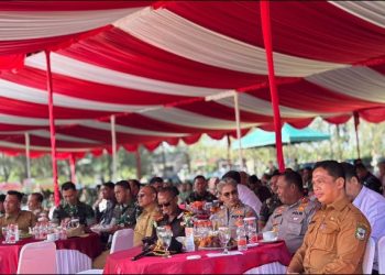 Wali Kota Pematangsiantar Wesly Silalahi, SH, MKn Diwakili Sekda Junaedi Antonius Sitanggang, SSTP, MSi Hadiri acara Pisah Sambut Dandim 0207/Simalungun.