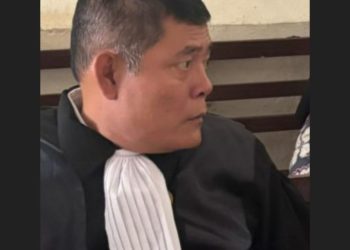 Keterangan Foto : Penasehat hukum, Pardomuan Nauli Simanjuntak SH Yang Mantan Anggota DPRD Provinsi Sumut, Cukup Respek Dengan Kasus SNS & Nurtince Siboro.  