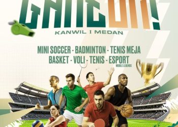 GAME ON! PORWIL Kanwil I Medan, Ajang Sportivitas & Seleksi Menuju The Gade Fest 2025.