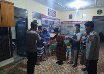 Masalah Cekcok Mulut Sesama Warganya, Polsek Siantar Selatan Berhasil Mediasi.