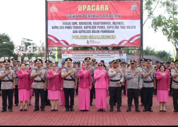 Polres Simalungun Tingkatkan Kinerja Kamtibmas Melalui Serah Terima Jabatan Strategis 8 Pejabat.