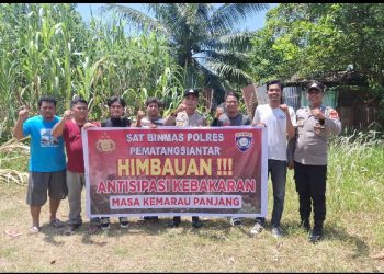 Cegah Kebakaran , Sat Binmas Polres Pematangsiantar Sampaikan Himbauan Kepada Masyarakat.