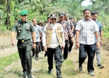 Pasca Ditinjau Bupati Simalungun, Saluran Irigasi Longsor di Kecamatan Huta Bayuraja Segera Diperbaiki.