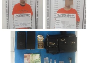 Ungkap Peredaran Narkoba, Polres Pematangsiantar Amankan Dua Laki - Laki Miliki 3 Paket Sabu.