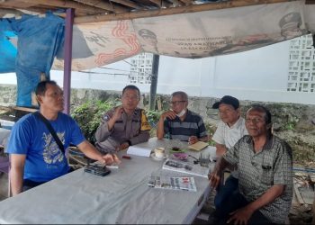 Polsek Siantar Utara Penyuluhan Stop Karhutla Kepada Masyarakat Jalan Nanggarsuasah.