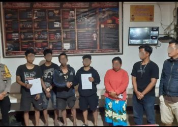 Polsek Siantar Utara Selesaikan Masalah Dugaan Percobaan Pencurian Dengan Mediasi.