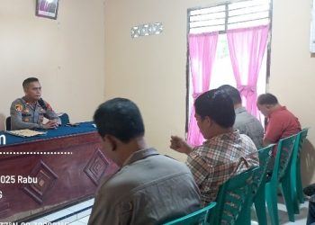 Polsek Bosar Maligas Gencarkan Anev Untuk Jaga Kamtibmas & Ketahanan Pangan di Simalungun.