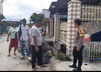 Respon Keluhan Warga, Polsek Siantar Utara Berikan Himbauan Kepada Pokmas.