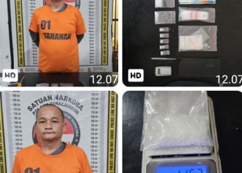 Sat Narkoba Polres Simalungun Ringkus Pengedar Sabu 11,57 Gram, Sita 11 Barang Bukti.