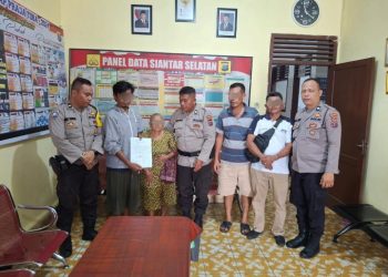 Polsek Siantar Selatan Selesaikan Masalah Dugaan Pengerusakan Dengan Mediasi.