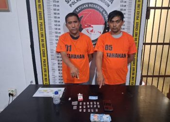 Sat Narkoba Polres Simalungun Bongkar Sindikat Sabu 3,31 Gram, Dua Petani Diringkus di Gubuk Sawit.