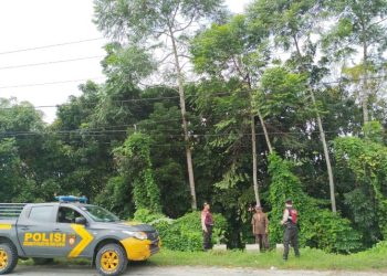 Cegah Karhutla, Sat Samapta Polres Pematangsiantar Patroli.