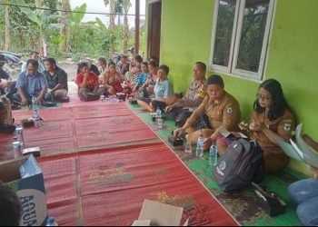 Hadiri Rapat Pembangunan Jalan Pertanian Polsek Siantar Martoba Sampaikan Pesan Kamtibmas.