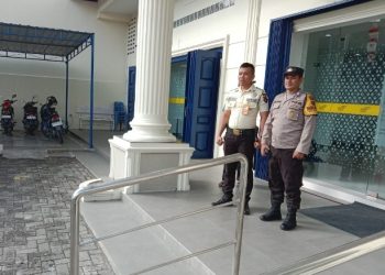 Sampaikan Himbauan Kamtibmas, Polsek Siantar Barat Sambangi Objek Vital.