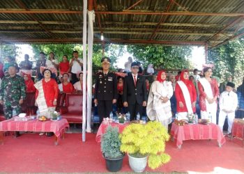Polsek Tanah Jawa Jajaran Polres Simalungun Tunjukkan Kinerja Prima Dalam Menjaga Kamtibmas Saat Upacara HUT RI Ke - 80.