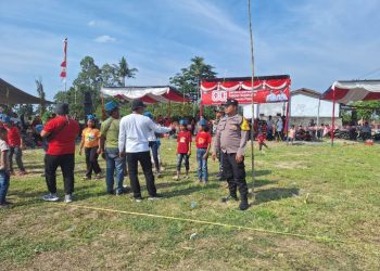 Meriahkan HUT RI Ke - 80 di Kelurahan Simarimbun, Polsek Siantar Marihat Laksanakan Pengamanan.