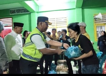 Kapolres Simalungun Kunjungi 140 Pedagang Korban Kebakaran.
