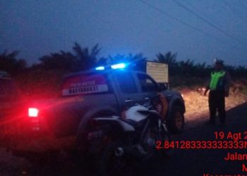 Polsek Tanah Jawa Gelar Blue Light Patrol, Wujud Profesionalisme Polri Jaga Kamtibmas di Simalungun.