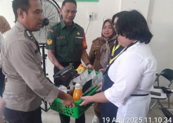 Polsek Siantar Barat Hadiri Pembukaan Pelatihan Barista Sampaikan Pesan Kamtibmas.