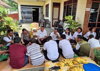 Pembentukan Sekolah Lansia Kelurahan Aek Nauli Polsek Siantar Selatan Sampaikan Pesan Kamtibmas.