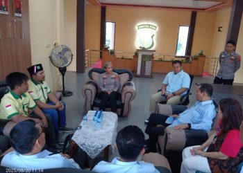 Pengurus LP3KD Pematangsiantar, Panitia Pesparani Ke - VI & Pemuda Katolik Komisariat Cabang Pematangsiantar Audensi Dengan Kapolresta Pematangsiantar AKBP Sah Udur Togi Marito Sitinjak, SH, S.I.K.
