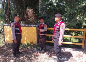 Sat Samapta Polres Pematangsiantar Patroli R4 Antisipasi Karhutla.