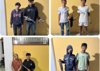 Polres Pematangsiantar Tindak Empat Sepdamotor Knalpot Brong Yang Meresahkan.