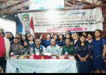 Penuh Rasa Bangga, Hanya 15 Hari Melakukan Pelatihan, Peserta Telah Mampu Menjahit Baju Sendiri.