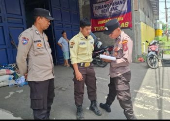 Sat Binmas Polres Pematangsiantar Cek Perlengkapan Administrasi & Tampang Satpam .