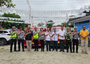 Sat Lantas Polres Simalungun Tekan Angka Kecelakaan Lalu Lintas Melalui Test Urine Narkoba Supir Angkutan Umum.